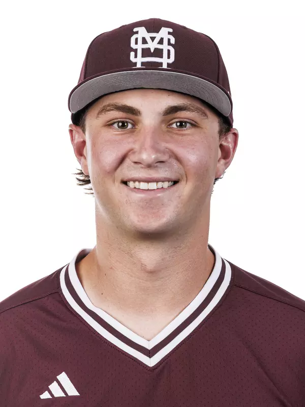 STARKVILLE, MS - September 17, 2026 - Mississippi State Pitcher/Utility Player Dax Hardcastle (#33) during headshots at Dudy Noble Field at Polk-Dement Stadium in Starkville, MS. Photo By Mike Mattina