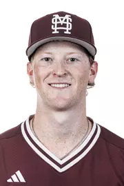 STARKVILLE, MS - September 17, 2026 - Mississippi State Pitcher Zach Russell (#37) during headshots at Dudy Noble Field at Polk-Dement Stadium in Starkville, MS. Photo By Mike Mattina