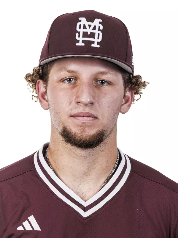 STARKVILLE, MS - September 17, 2026 - Mississippi State Pitcher Jaxon Shineflew (#40) during headshots at Dudy Noble Field at Polk-Dement Stadium in Starkville, MS. Photo By Mike Mattina