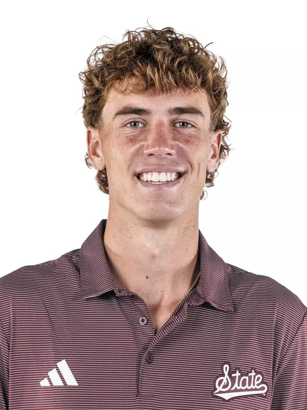 STARKVILLE, MS - September 08, 2026 - Mississippi State's Marshall Landry during 2026-2027 Tennis (M) Production Day at the Holliman Athletic Center at Mississippi State University in Starkville, MS. Photo By Mike Mattina