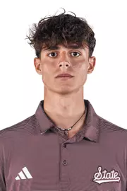 STARKVILLE, MS - September 08, 2026 - Mississippi State's Luigi Valletta Cortes during 2026-2027 Tennis (M) Production Day at the Holliman Athletic Center at Mississippi State University in Starkville, MS. Photo By Mike Mattina