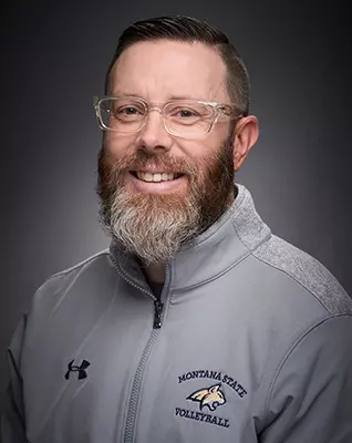 Matt Houk head volleyball coach with Athletics at Montana State University, Monday, Aug. 28, 2023, Bozeman, Mont.
MSU Photo by Colter Peterson