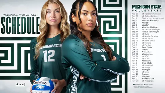 Spartan Volleyball Reveals 2024 Schedule