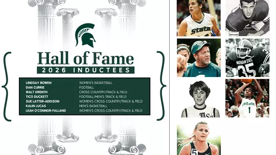 Michigan State Athletics Announces 2026 Hall of Fame Class