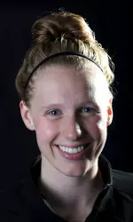 Senior Dominique Bouchard claimed both the 100 and 200 backstroke events against the No. 2 Bulldogs