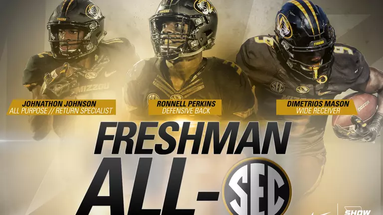 @MizzouFootball Lands Three on Freshman All-SEC Team