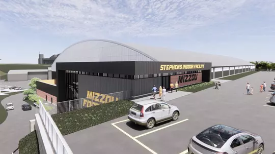Mizzou Football Indoor Practice Facility Officially Named the Stephens Indoor Facility