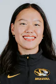 Mizzou gymnastics student-athlete Helen Hu's 2025 headshot.