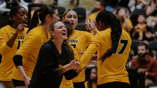 Maya and Caylen celebrates against Oklahoma