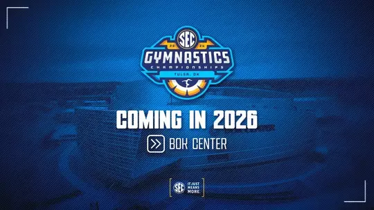 SEC Championship gymnastics meet in Tulsa.