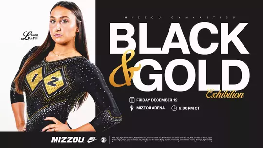 Mizzou gymnastics Black & Gold exhibition meet changed to Friday, Dec. 12 at 6 p.m.