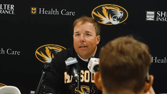 Drinkwitz press conference at Arkansas, Nov. 29, 2025