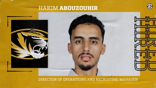 Mizzou track and field announces Abdelhakim “Hakim” Abouzouhir as Assistant Coach/Director of Operations.