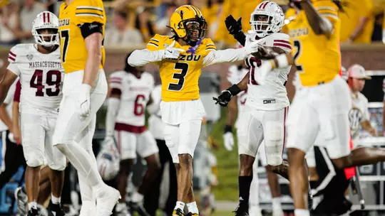 Mizzou defeated UMass, 42-6, in its 114th annual Homecoming game on Sept. 27, 2025.