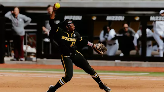 Cierra Harrison Pitches Against Texas A&M During the 2025 Season