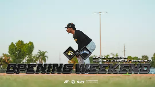 Mizzou Baseball Opening Weekend 2026