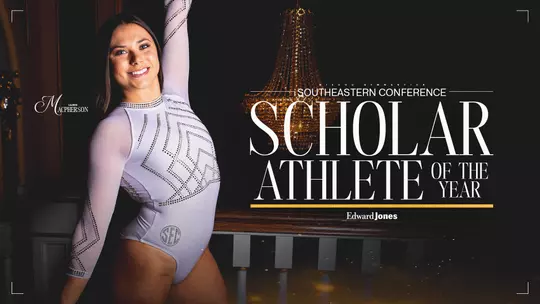 Lauren Macpherson named the SEC Scholar-Athlete of the Year.