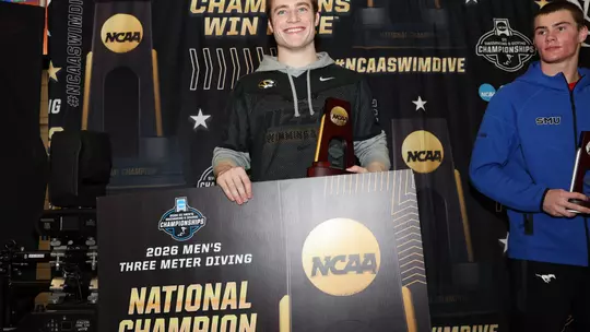 Collier Dyer wins NCAA Championship in 3-meter diving