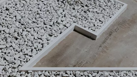 Restored Rock M from the The Hill north of Faurot Field.