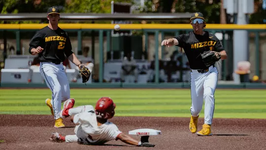 Blaize Ward double play at No. 14 Oklahoma, April 19, 2026