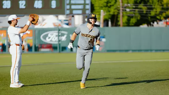 Jase Woita slugged his 12th HR of the season to lead off the game at No. 6 Texas on May 14, 2026