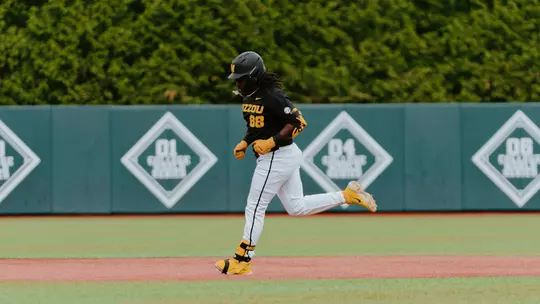 Donovan Jordan rounds the bases on his home run at No. 5 Georgia, May 2, 2026