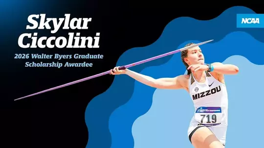 Skylar Ciccolini Graphic for winning the Walter Byers Scholarship