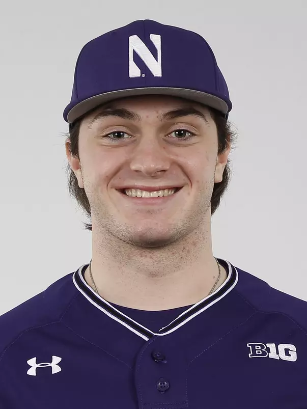 Northwestern University baseball headshot at Welsh-Ryan Arena on Monday, February 14, 2022 in Evanston, Illinois. Northwestern Athletics Photo by John Konstantaras | http://JohnKonPhoto.com