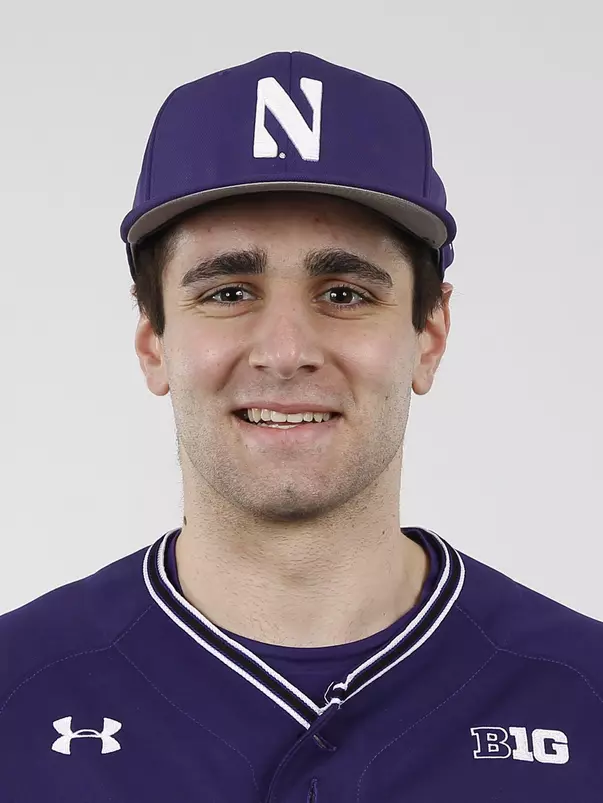 Northwestern University baseball headshot at Welsh-Ryan Arena on Monday, February 14, 2022 in Evanston, Illinois. Northwestern Athletics Photo by John Konstantaras | http://JohnKonPhoto.com