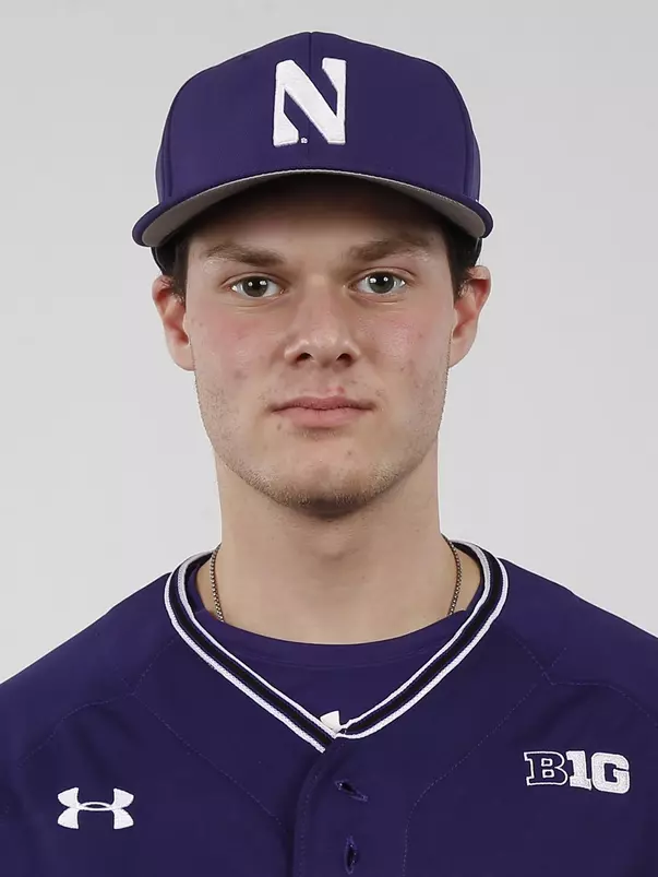 Northwestern University baseball headshot at Welsh-Ryan Arena on Monday, February 14, 2022 in Evanston, Illinois. Northwestern Athletics Photo by John Konstantaras | http://JohnKonPhoto.com