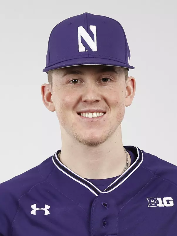 Northwestern University baseball headshot at Welsh-Ryan Arena on Monday, February 14, 2022 in Evanston, Illinois. Northwestern Athletics Photo by John Konstantaras | http://JohnKonPhoto.com