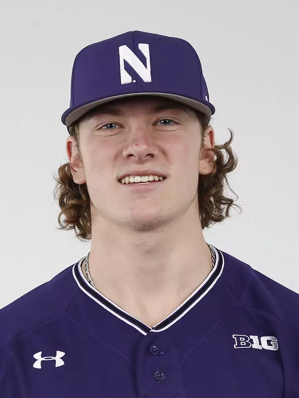 Northwestern University baseball headshot at Welsh-Ryan Arena on Monday, February 14, 2022 in Evanston, Illinois. Northwestern Athletics Photo by John Konstantaras | http://JohnKonPhoto.com