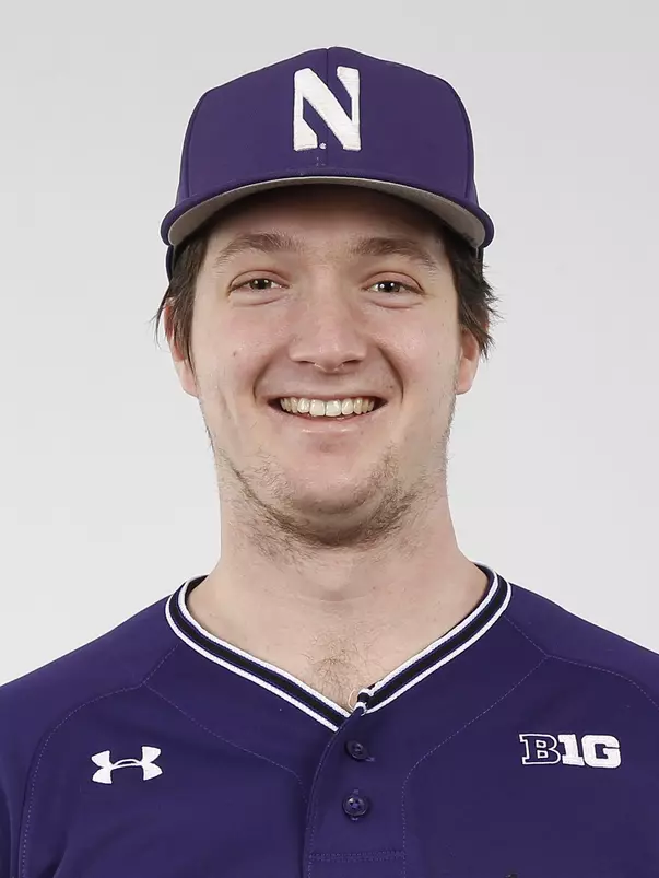 Northwestern University baseball headshot at Welsh-Ryan Arena on Monday, February 14, 2022 in Evanston, Illinois. Northwestern Athletics Photo by John Konstantaras | http://JohnKonPhoto.com