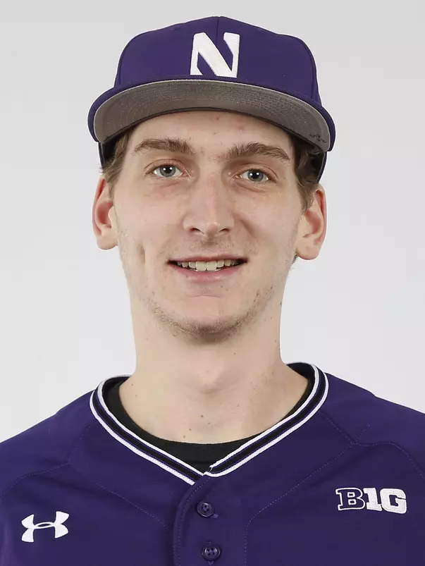 Northwestern University baseball headshot at Welsh-Ryan Arena on Monday, February 14, 2022 in Evanston, Illinois. Northwestern Athletics Photo by John Konstantaras | http://JohnKonPhoto.com