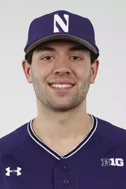 Northwestern University baseball headshot at Welsh-Ryan Arena on Monday, February 14, 2022 in Evanston, Illinois. Northwestern Athletics Photo by John Konstantaras | http://JohnKonPhoto.com