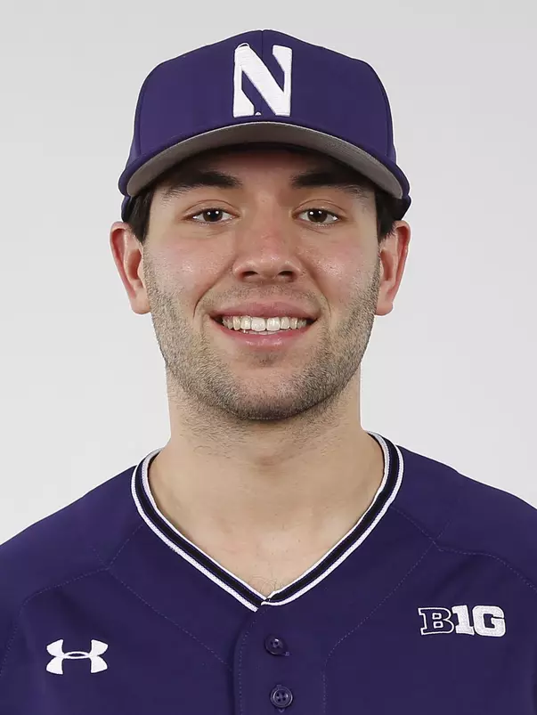 Northwestern University baseball headshot at Welsh-Ryan Arena on Monday, February 14, 2022 in Evanston, Illinois. Northwestern Athletics Photo by John Konstantaras | http://JohnKonPhoto.com