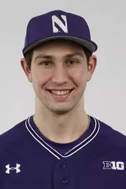 Northwestern University baseball headshot at Welsh-Ryan Arena on Monday, February 14, 2022 in Evanston, Illinois. Northwestern Athletics Photo by John Konstantaras | http://JohnKonPhoto.com