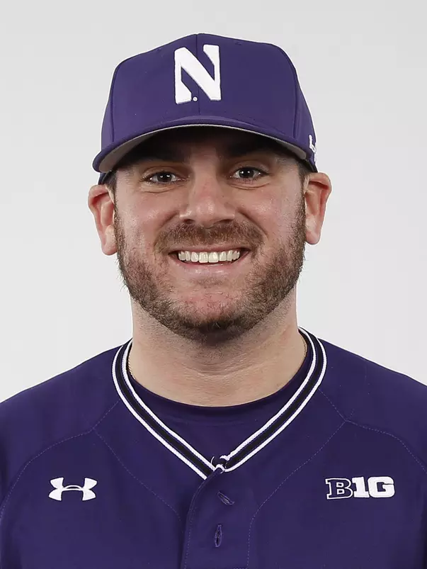Northwestern University baseball headshot at Welsh-Ryan Arena on Monday, February 14, 2022 in Evanston, Illinois. Northwestern Athletics Photo by John Konstantaras | http://JohnKonPhoto.com