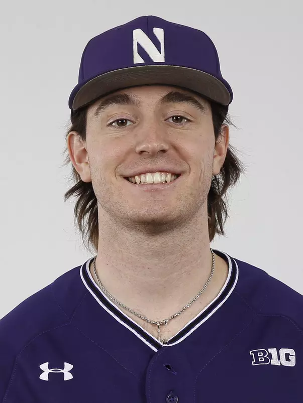 Northwestern University baseball headshot at Welsh-Ryan Arena on Monday, February 14, 2022 in Evanston, Illinois. Northwestern Athletics Photo by John Konstantaras | http://JohnKonPhoto.com