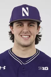 Northwestern University baseball headshot at Welsh-Ryan Arena on Monday, February 14, 2022 in Evanston, Illinois. Northwestern Athletics Photo by John Konstantaras | http://JohnKonPhoto.com