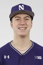 Northwestern University baseball headshot at Welsh-Ryan Arena on Monday, February 14, 2022 in Evanston, Illinois. Northwestern Athletics Photo by John Konstantaras | http://JohnKonPhoto.com
