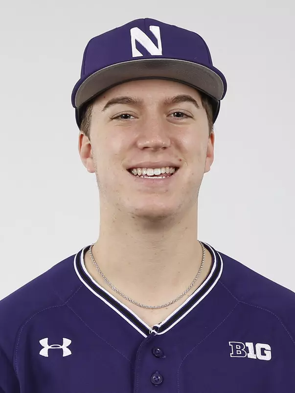Northwestern University baseball headshot at Welsh-Ryan Arena on Monday, February 14, 2022 in Evanston, Illinois. Northwestern Athletics Photo by John Konstantaras | http://JohnKonPhoto.com
