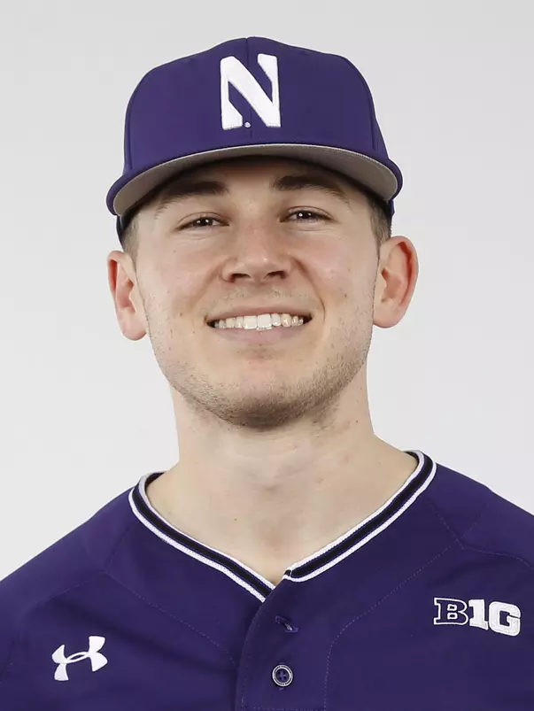 Northwestern University baseball headshot at Welsh-Ryan Arena on Monday, February 14, 2022 in Evanston, Illinois. Northwestern Athletics Photo by John Konstantaras | http://JohnKonPhoto.com