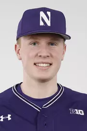 Northwestern University baseball headshot at Welsh-Ryan Arena on Monday, February 14, 2022 in Evanston, Illinois. Northwestern Athletics Photo by John Konstantaras | http://JohnKonPhoto.com