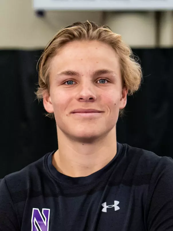 Felix Nordby during Northwestern Men’s Tennis Media Day at Combe Tennis Center on November 10, 2022 in Evanston, IL