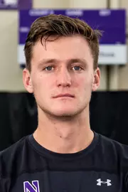 Ivan Yatsuk during Northwestern Men’s Tennis Media Day at Combe Tennis Center on November 10, 2022 in Evanston, IL