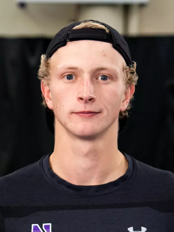 Max Bengtsson during Northwestern Men’s Tennis Media Day at Combe Tennis Center on November 10, 2022 in Evanston, IL