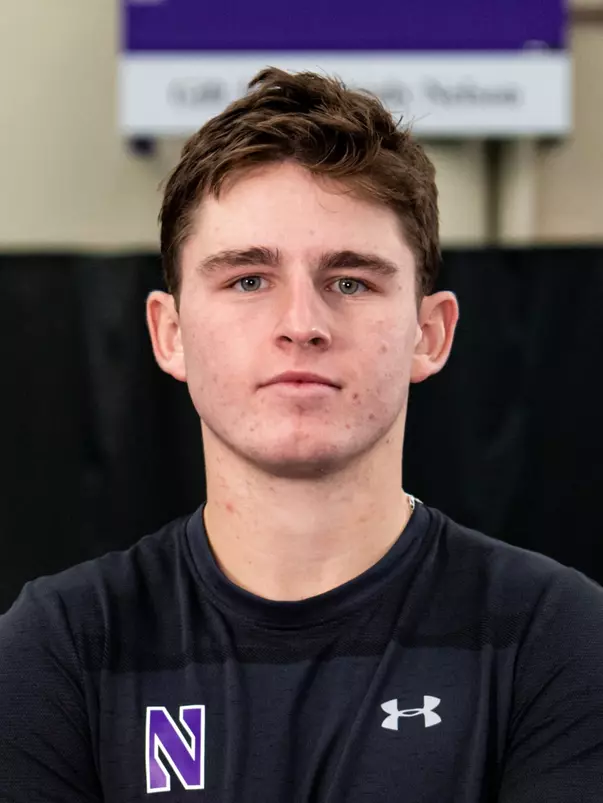 Presley Thieneman during Northwestern Men’s Tennis Media Day at Combe Tennis Center on November 10, 2022 in Evanston, IL