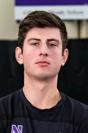 Steven Forman during Northwestern Men’s Tennis Media Day at Combe Tennis Center on November 10, 2022 in Evanston, IL