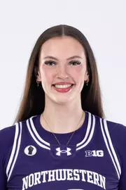 October 7, 2024, Evanston, IL: Members of the Northwestern Women’s Basketball team pose for photos as part of Internal Media Days at Welsh-Ryan Arena in Evanston, IL on Monday, October 7, 2024. (Photo by Ryan Kuttler/Northwestern Athletics)